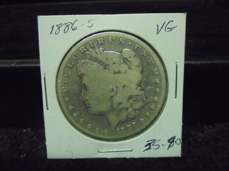 1886-S Morgan Silver Dollar