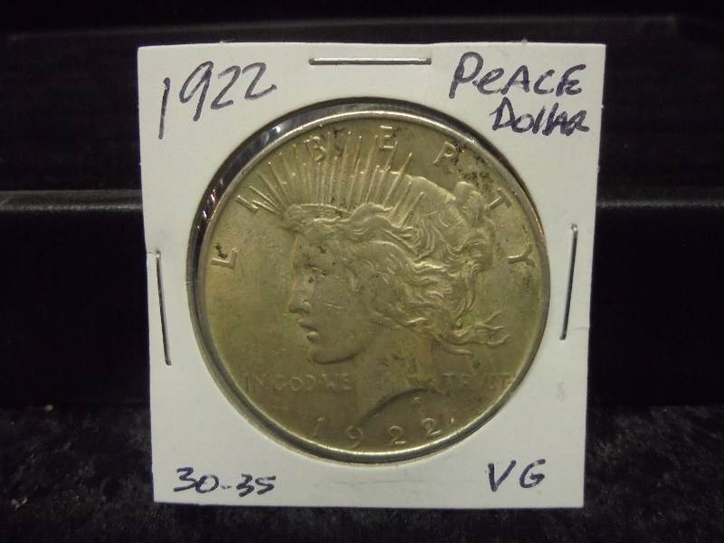1922 Peace Silver Dollar