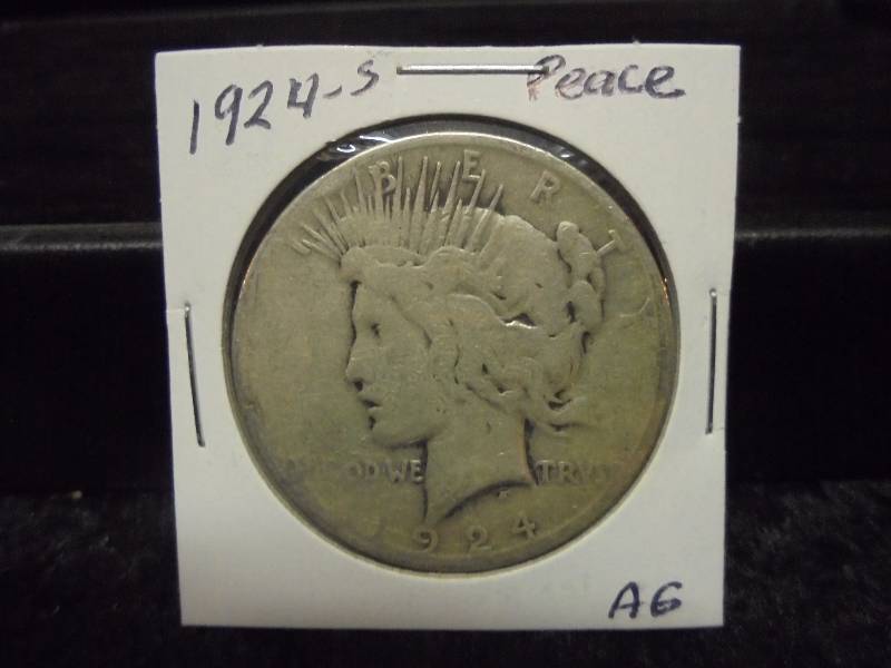 1924-S Peace Silver Dollar