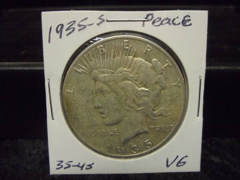 1935-S Peace Silver Dollar
