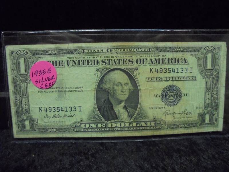 1935E Silver Certificate