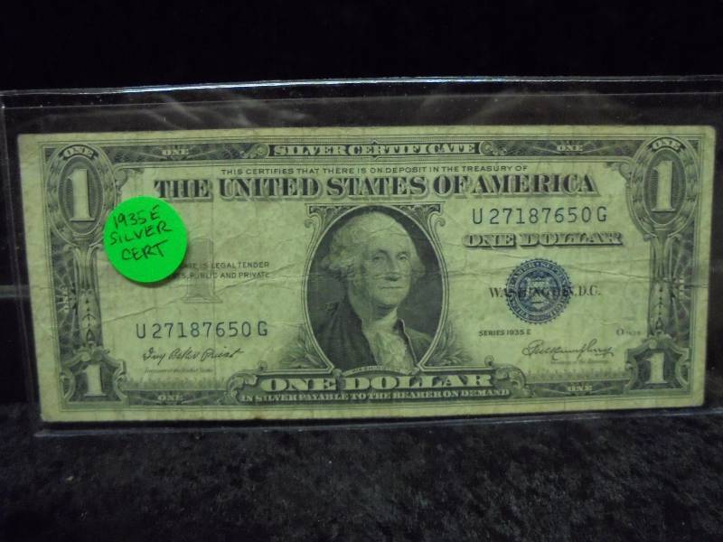 1935E Silver Certificate