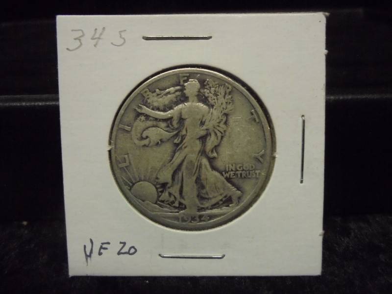 1934S Walking Liberty Half Dollar, 90% Silver