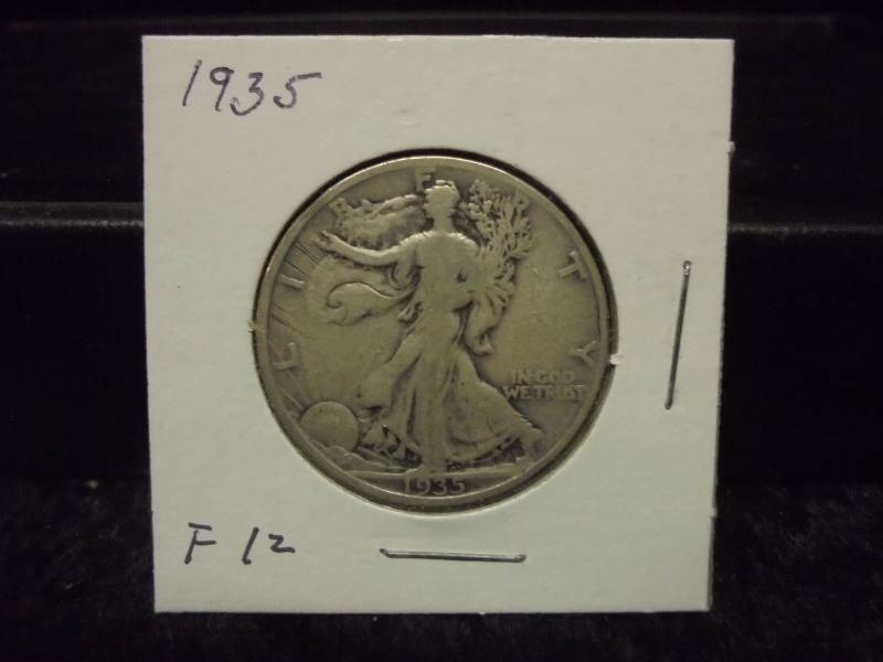 1935 Walking Liberty Half Dollar, 90% Silver