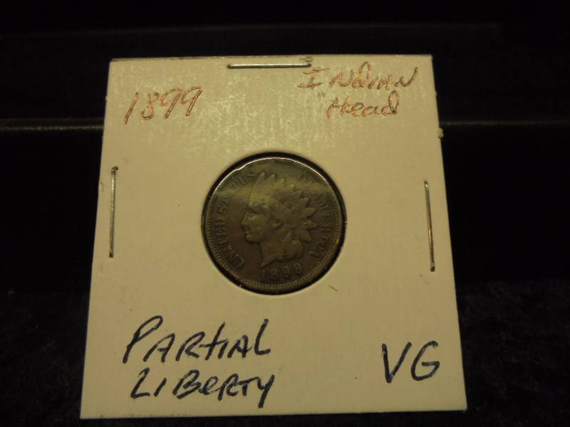 1899 Indian Head Penny, Partial Liberty