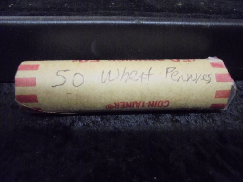Roll of 50 Wheat Pennies