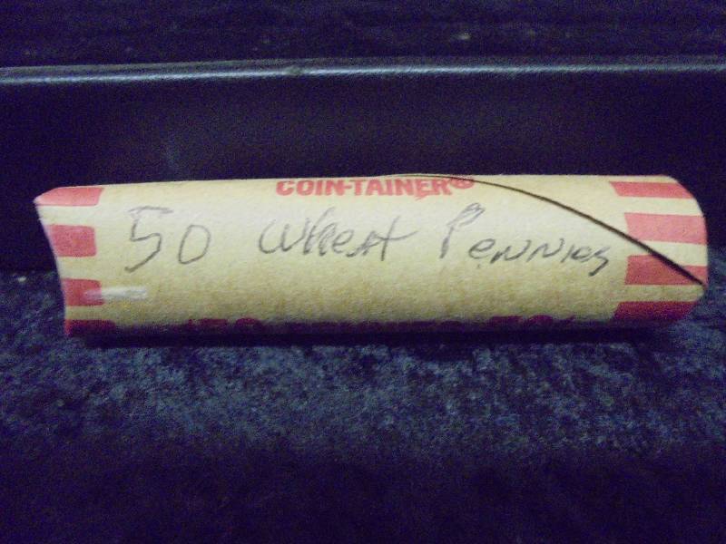 Roll of 50 Wheat Pennies