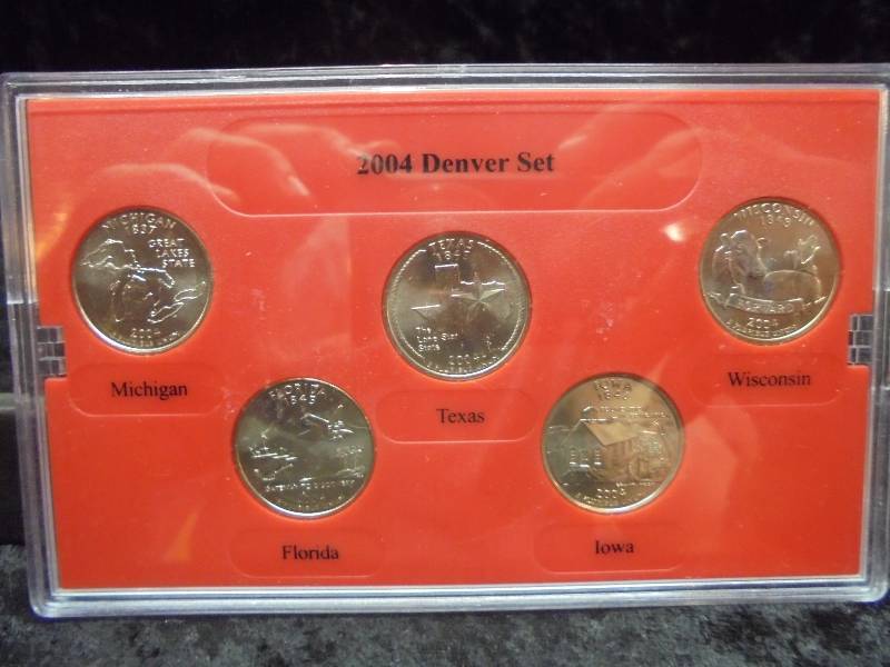 2004 Platinum Edition State Quarter Set