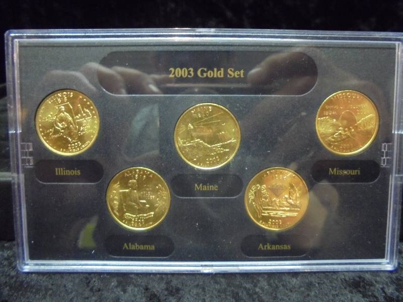2003 Gold Edition State Quarter Set