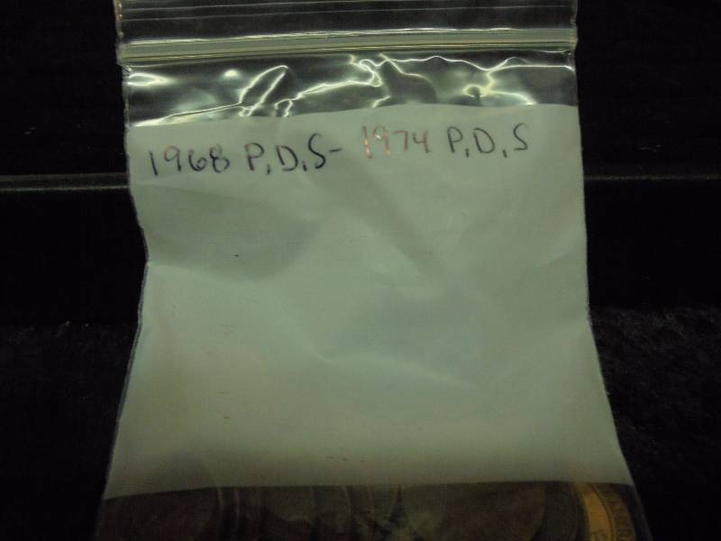 1968 PDS - 1974 PDS Lincoln Pennies
