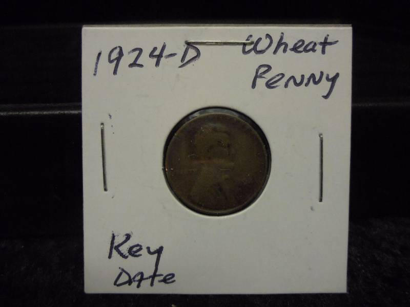 1924D Lincoln Wheat Penny, KEY DATE
