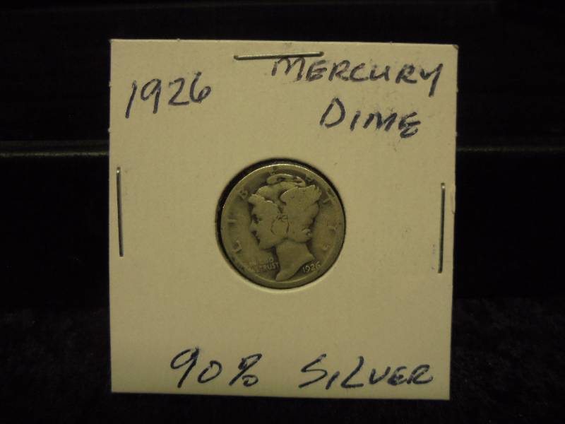 1926 Mercury Dime, 90% Silver