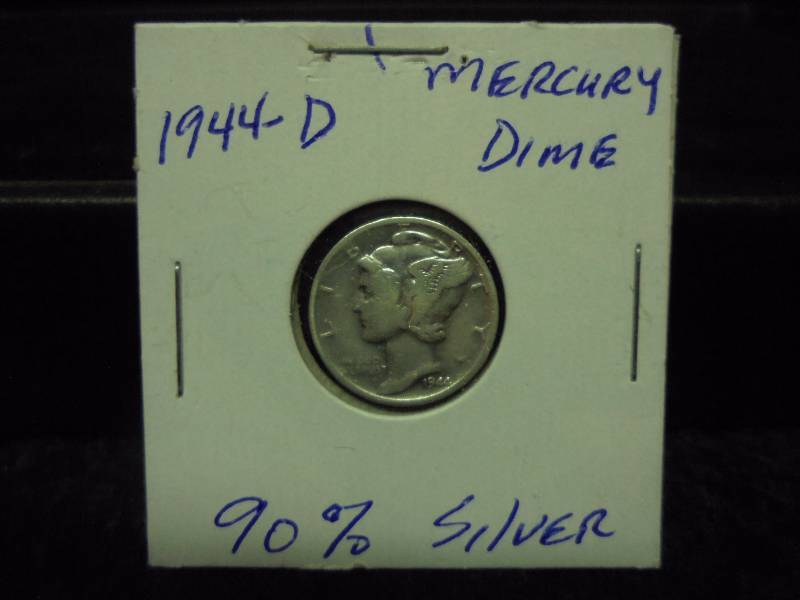 1944D Mercury Dime, 90% Silver
