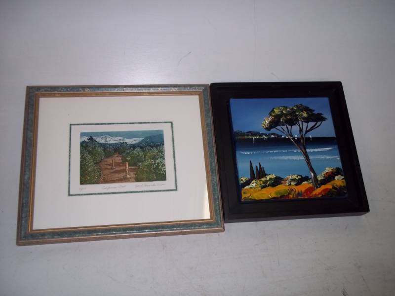 lot 26 image: Pair of Dcor print frames