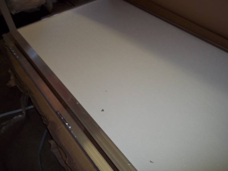 lot 76 image: New Double 36 Entry Door with frame and hardware in box with lockset