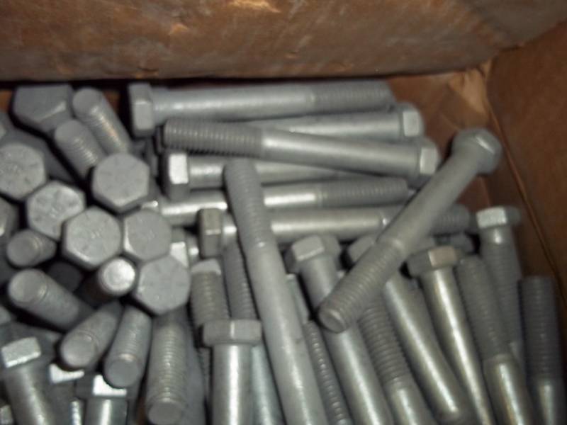 lot 100 image: New 150 12 x 4 HB Grade 8 Bolts