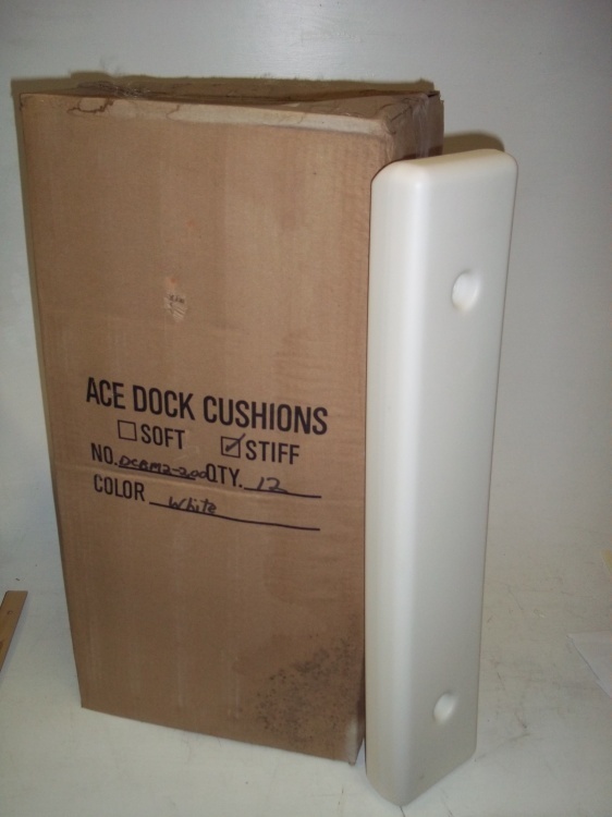 lot 299 image: Case of 12 New Dock Cushions 4.5 x 2 x 24