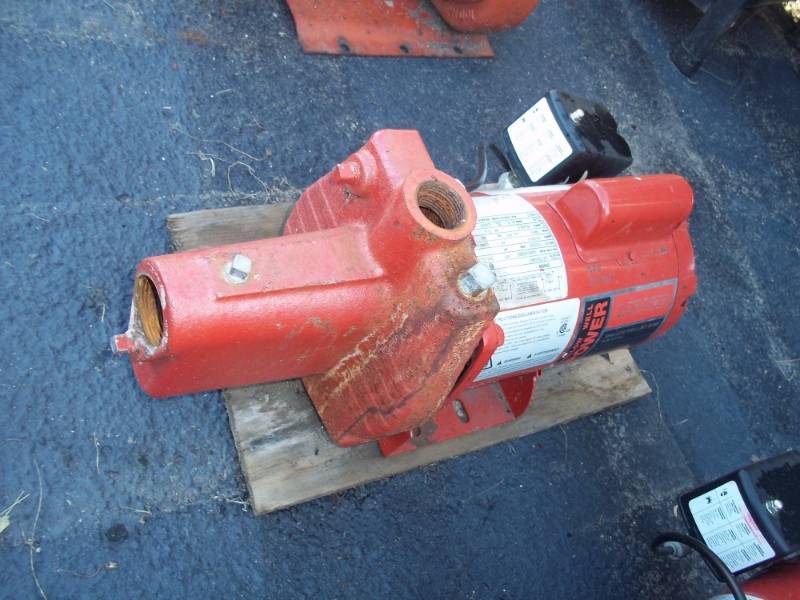 lot 319 image: Red Lion Shallow Well pump 1 HP  untested