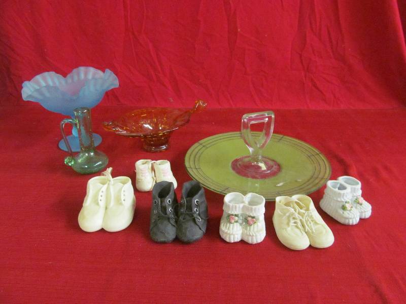Ceramic Baby Shoes