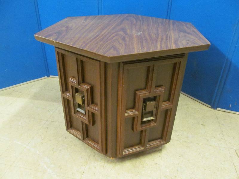 octagon end table