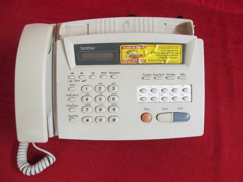 Brother fax and phone machine