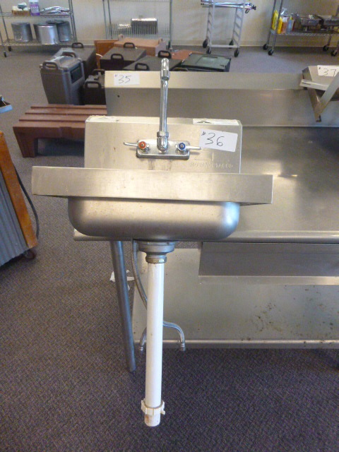 lot 36 image: Advance Tabco NSF Stainless Steel Sink