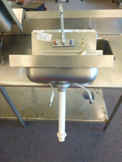 lot 38 image: Advance Tabco NSF Stainless Steel Sink