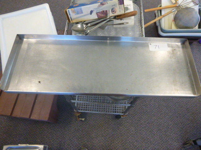 lot 71 image: Stainless Steel Shelf