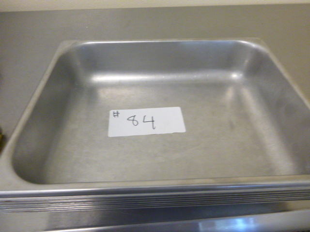 lot 84 image: 7 Half Size Steam Table Pans