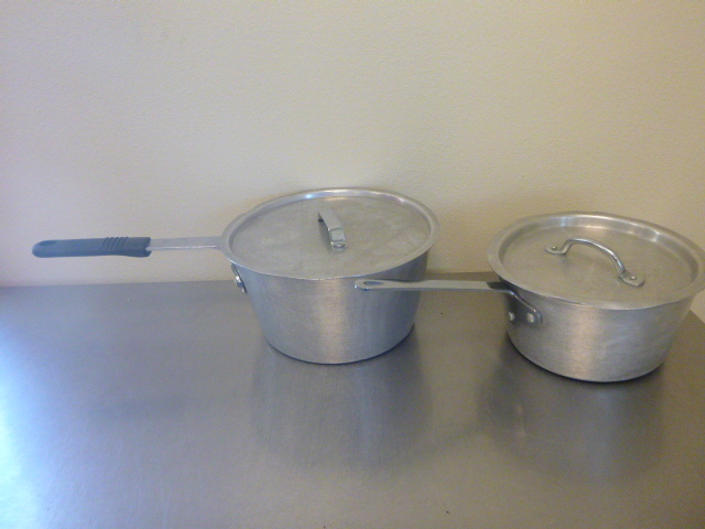 lot 88 image: 2 Aluminum Sauce Pans