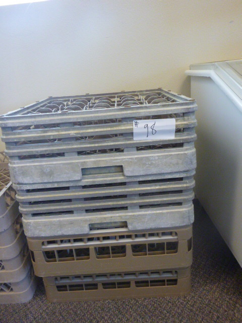 lot 98 image: 5 Dishwashing Glass Racks