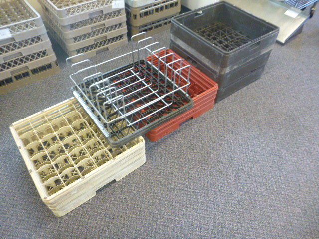 lot 99 image: 6 Miscellaneous Dishwashing Racks