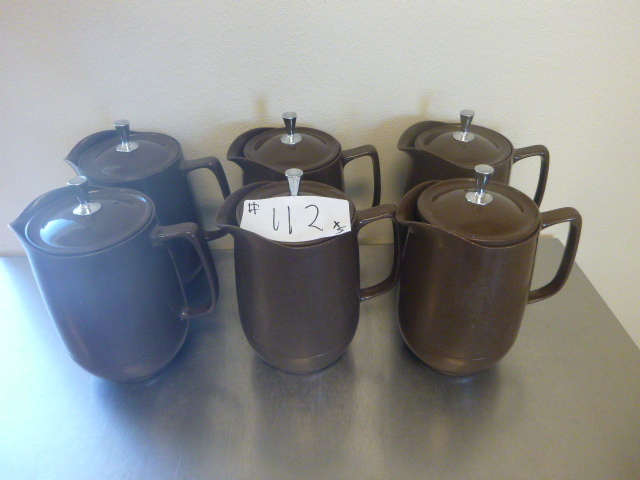 lot 112 image: 6 Serving Pitchers