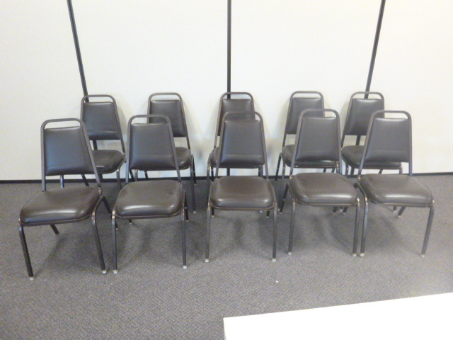 lot 149 image: 10 Padded Chairs