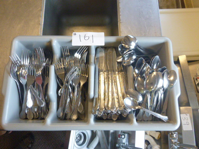 lot 161 image: Silverware with Tray