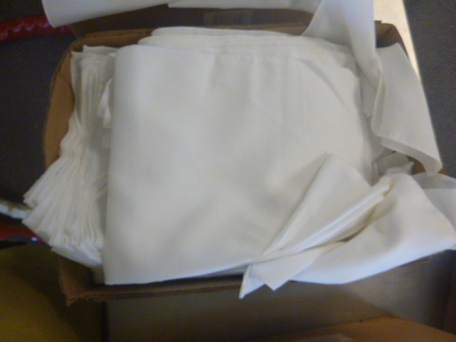 lot 214 image: Box of Cloth Napkins