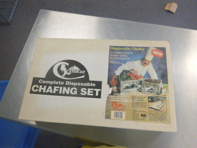 lot 225 image: Complete Disposable Chafing Set