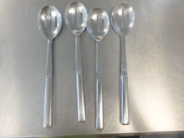 lot 243 image: 4 Slotted Serving Spoons