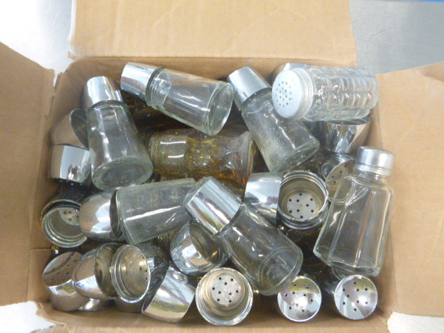 lot 258 image: Box of Salt and Pepper Shakers
