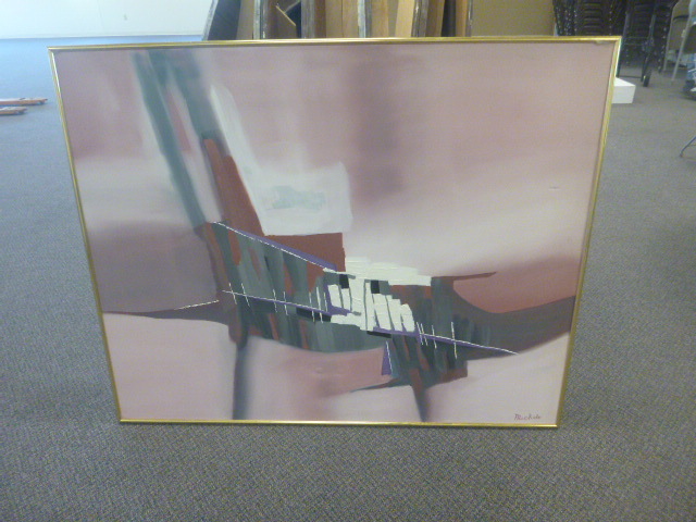 lot 294 image: Large Framed Art Deco Print