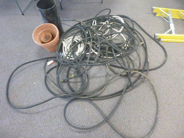 lot 376 image: Miscellaneous Hose and Planters