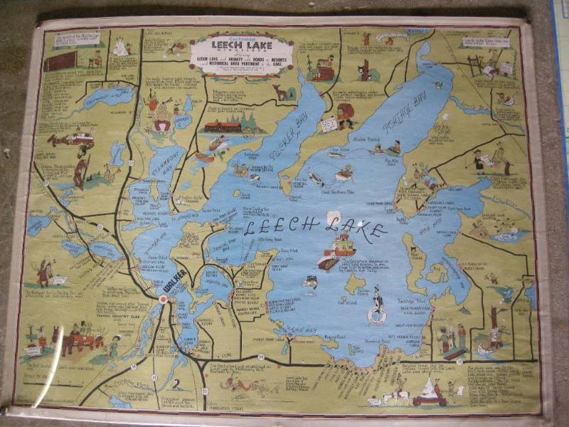 leech lake map