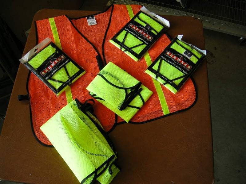lot 36 image: New Radians Safety Vests