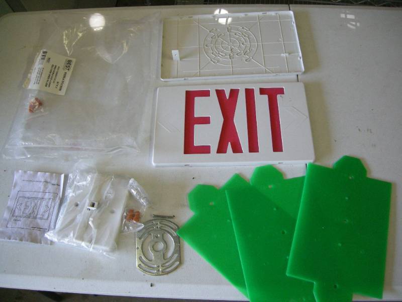 lot 60 image: Exit Signs