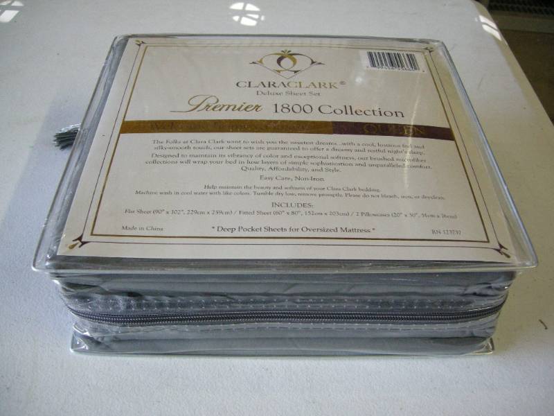 lot 63 image: Clara Clark Premier Queen Sheet Set