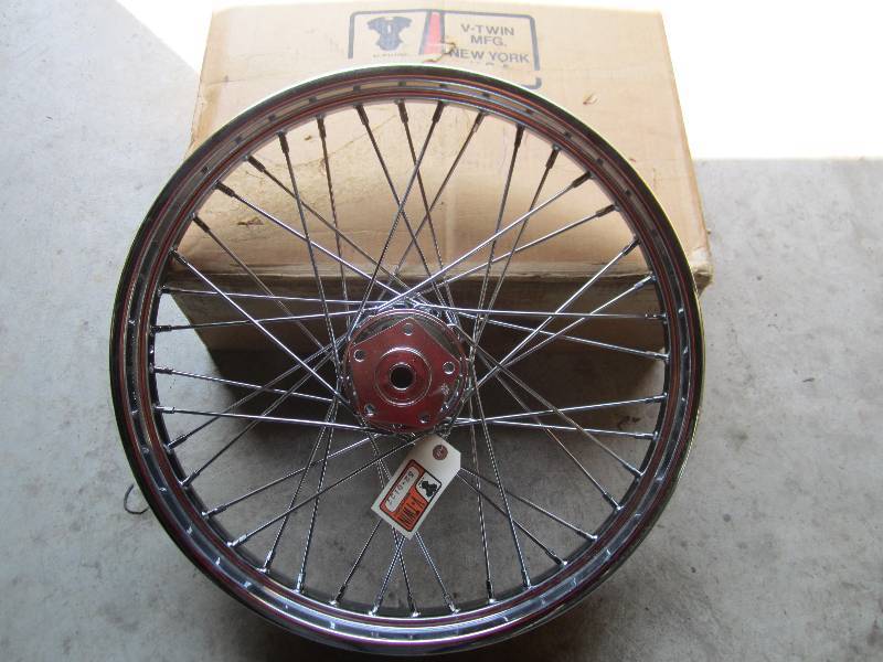 lot 51 image: New V-Twin motorcycle wheel...