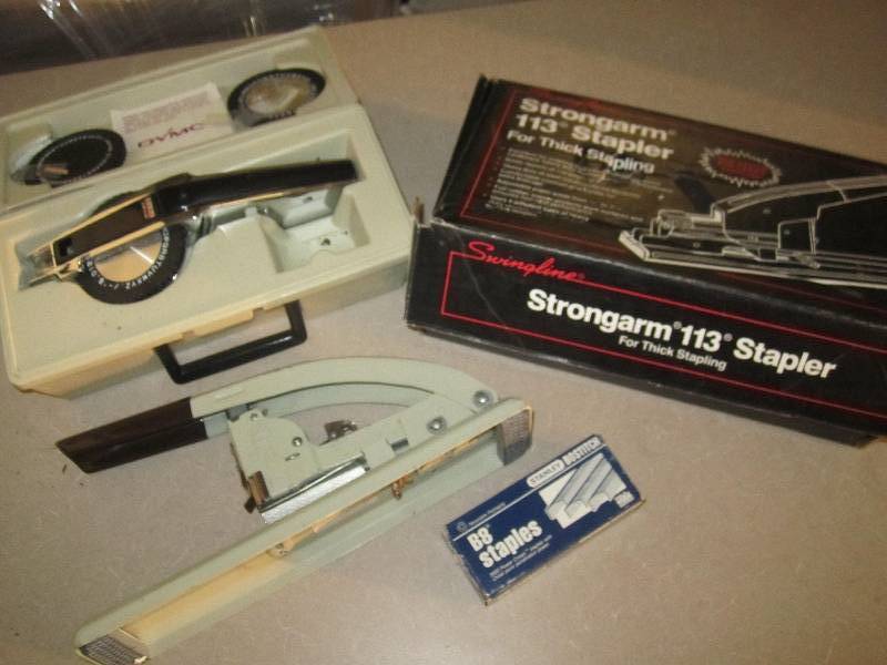 lot 58 image: Heavy Duty stapler and lable maker...