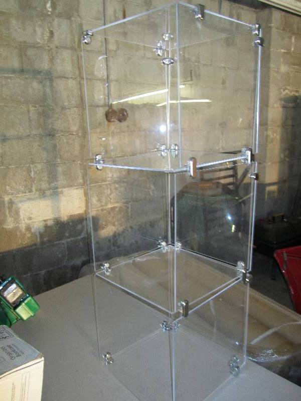 lot 67 image: Acrylic display case  41 tall 13.5...
