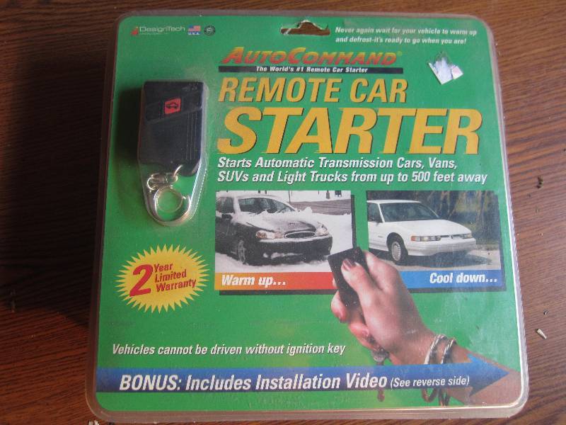 lot 95 image: New remote car starter...