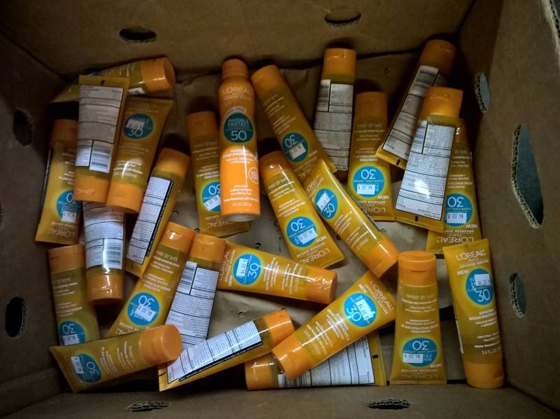 lot 168 image: Lot of Loreal sunscreen...